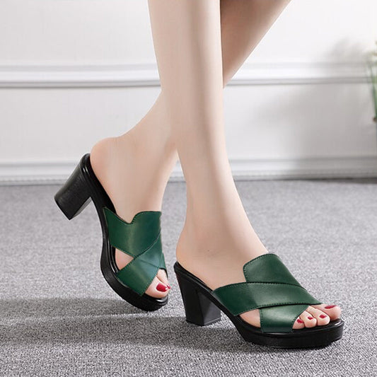 Zoë - Fashionable Height Increase Sandals