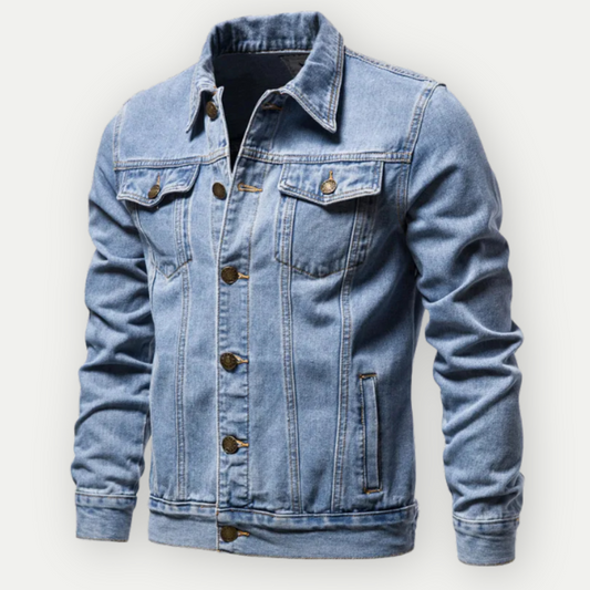 Carlos - Men's Classic Denim Trucker Jacket