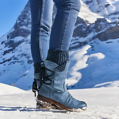 Isabel - Vintage Style Low Snow Boots