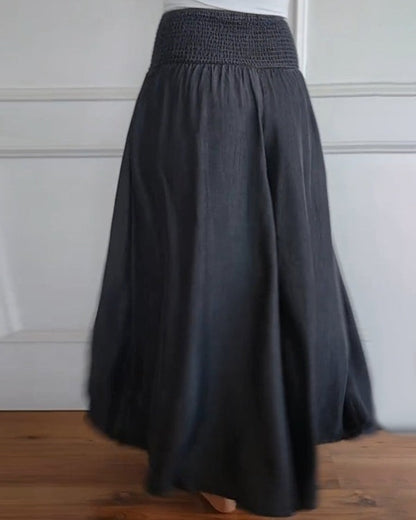 Diana - Wide Pants with an Elastic Waistband